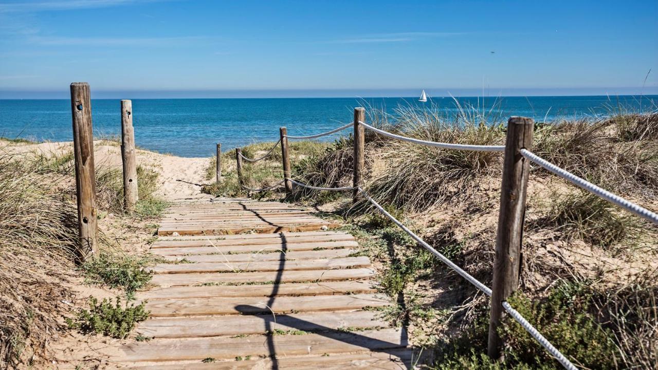 Apartamento A 50 Metros De La Playa, Luminoso Y Acogedor Oliva Eksteriør bilde