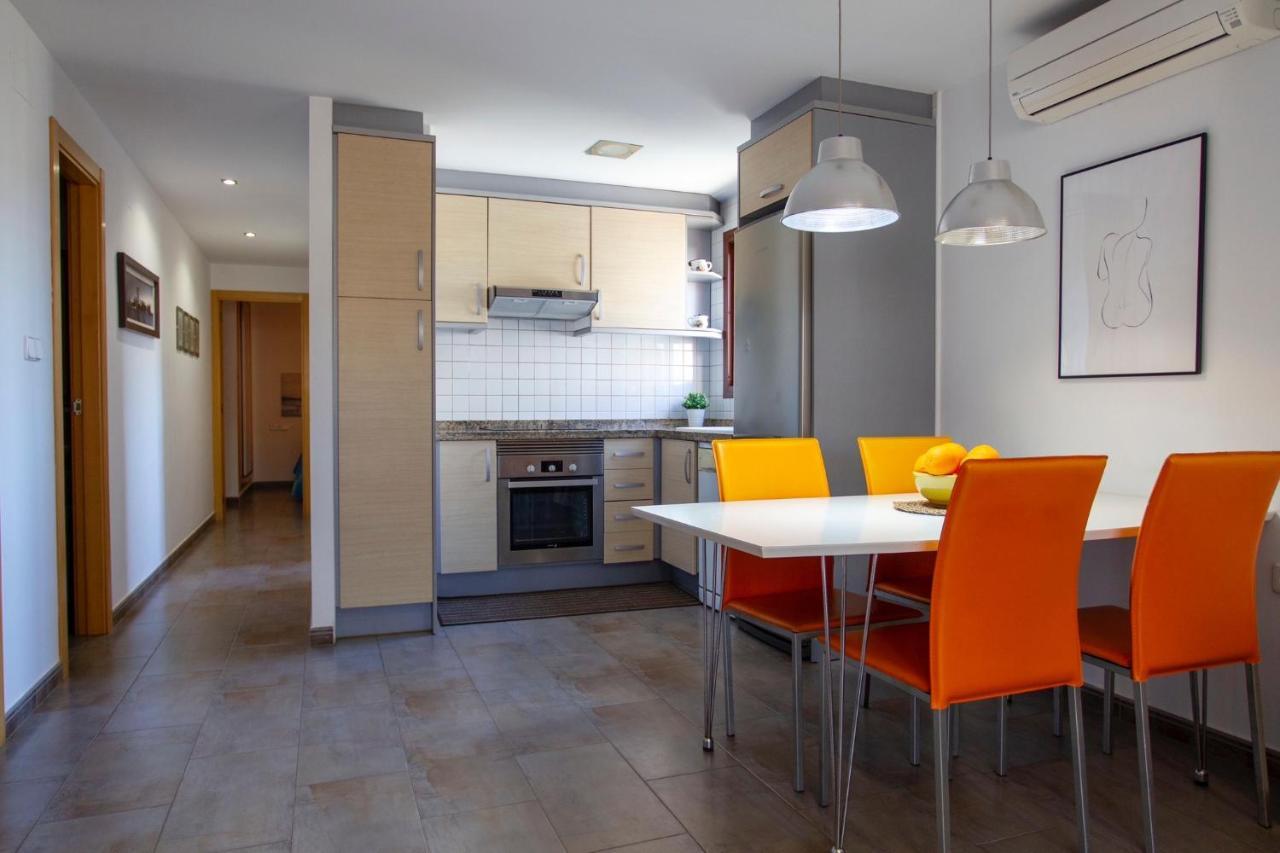 Apartamento A 50 Metros De La Playa, Luminoso Y Acogedor Oliva Eksteriør bilde