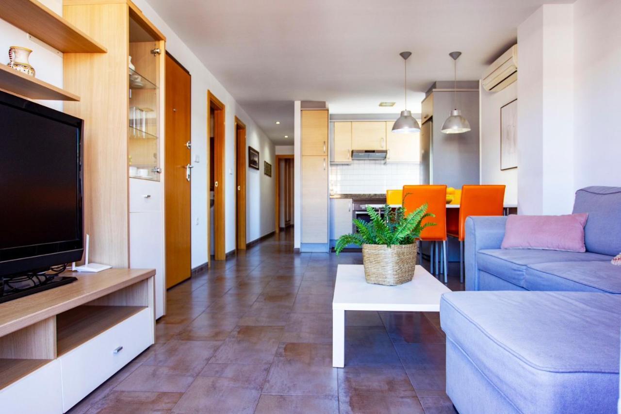 Apartamento A 50 Metros De La Playa, Luminoso Y Acogedor Oliva Eksteriør bilde